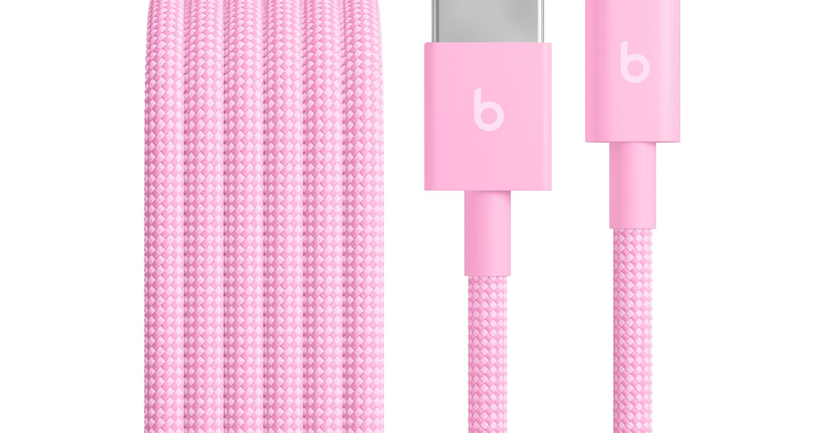 Powerpink-statt-Langeweile-Beats-macht-USB-C-Ladekabel-zum-Style-Statement