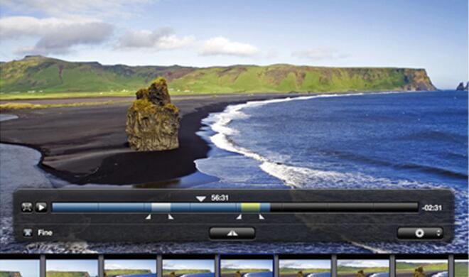 Der &amp;lt;b&amp;gt;in EyeTV integrierte Schnitteditor&amp;lt;/b&amp;gt; zum Bearbeiten von TV-Sendungen.