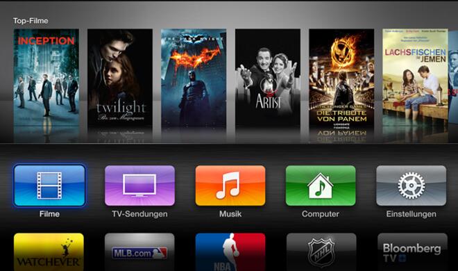 Frischer Look für Apples Set-Top-Box Apple TV