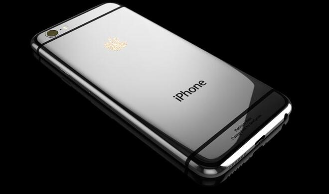 iPhone 6 fast ganz aus Platin