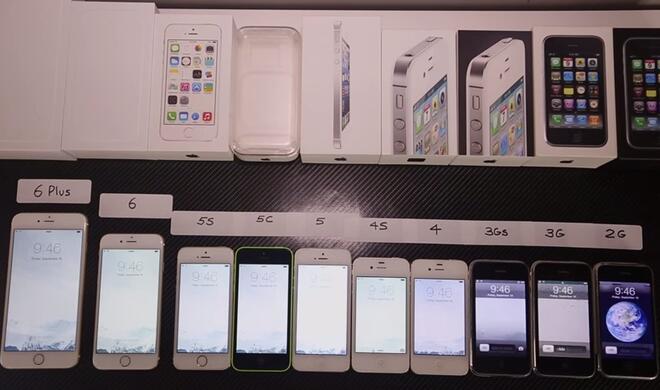 Vom ersten iPhone 2G bis zum iPhone 6 Plus: Im Test von EverythingApplePro dürfen sie sich alle beweisen. 