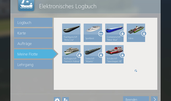 Binnenschiff-Simulator