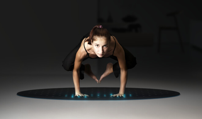 Die Tera-Matte eignet sich ideal für Yoga.