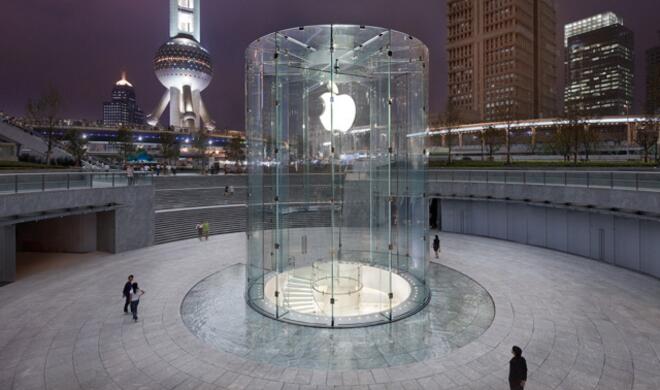 Der Apple Store in Shanghai gilt als einer der luxuriösesten der Welt