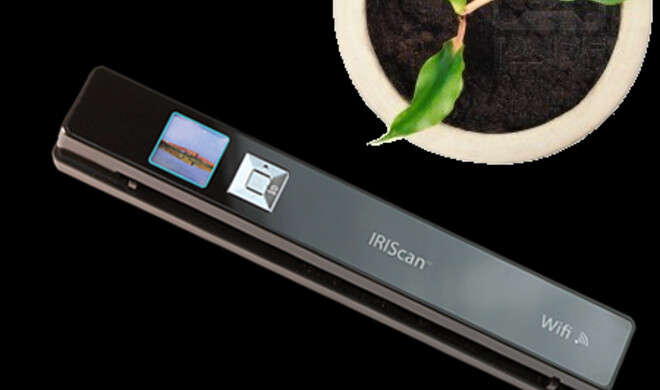 Der IRIScan ist dank Akku überall einsatzbereit.