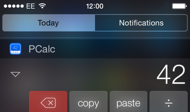 PCalc muss seine Widget-Funktion entfernen