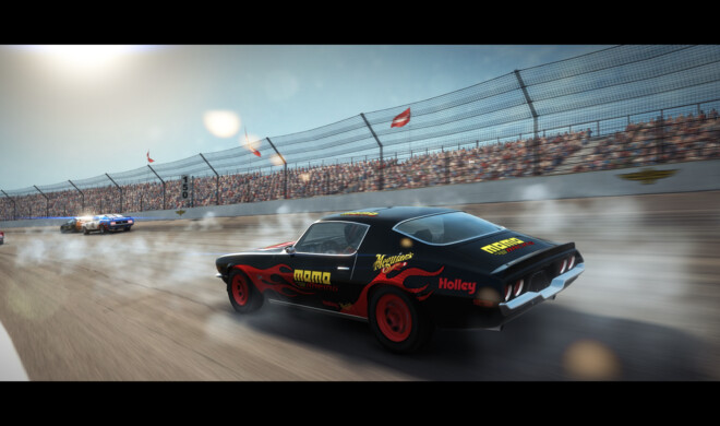 Auf lizenzierten Kursen geht es zunächst im Muscle Car zur Sache