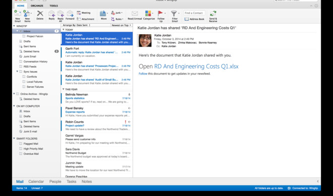 Outlook für OS X