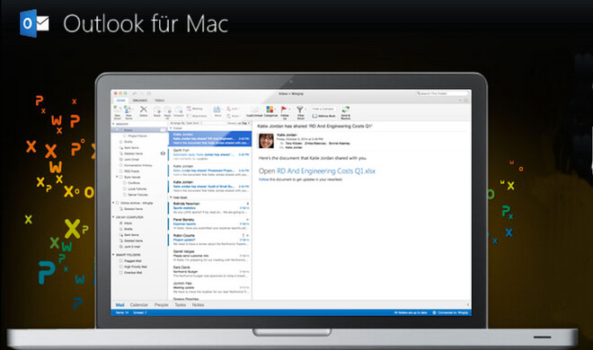 Microsoft hat das Farbschema von Outlook geändert