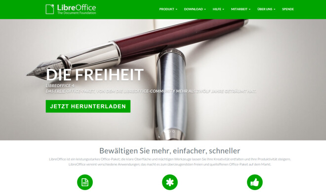 LibreOffice ist ein Open-Source-Projekt