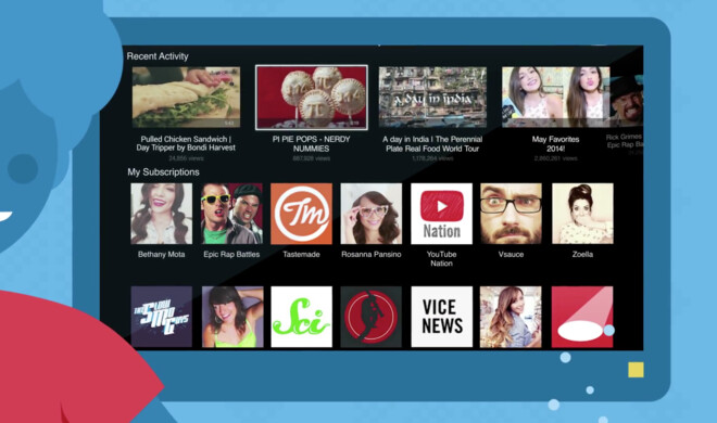 Youtube nun endlich auch auf Apple TV mit modernem Interface.