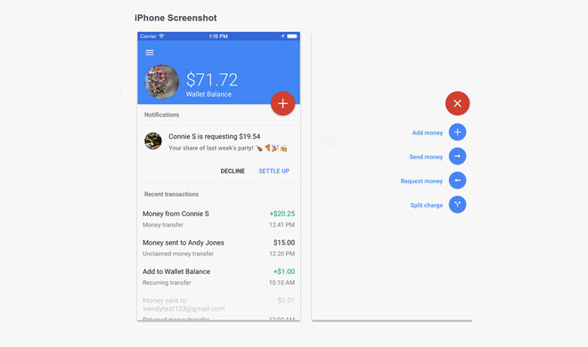 Google hat Google Wallet für iOS aktualisiert