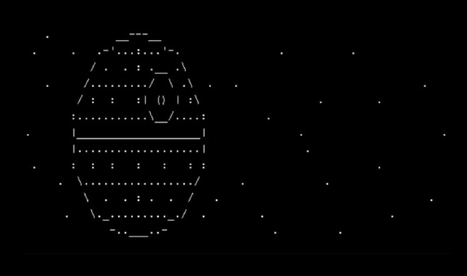 Der Todesstern in ASCII