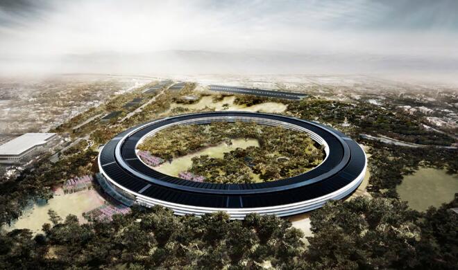 Apple Campus 2 - Architektenzeichnung 