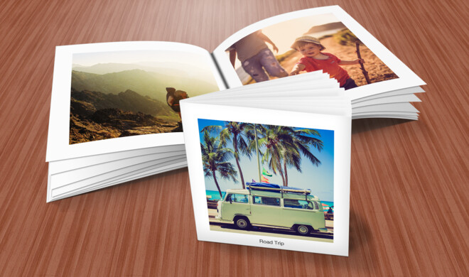 Mit der Fotobuch-App Clixxie lassen sich jetzt auch Fotobücher im quadratischen "Instgaram-Format" erstellen.