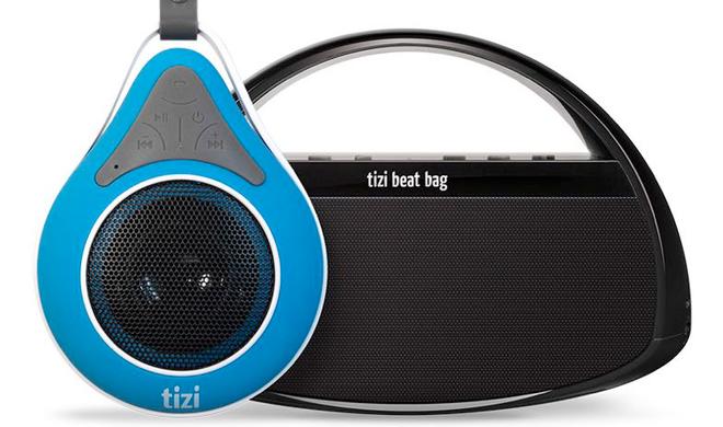 tizi dusch’n’dance und tizi beat bag als tragbarer und wassergeschützter Wegbegleiter