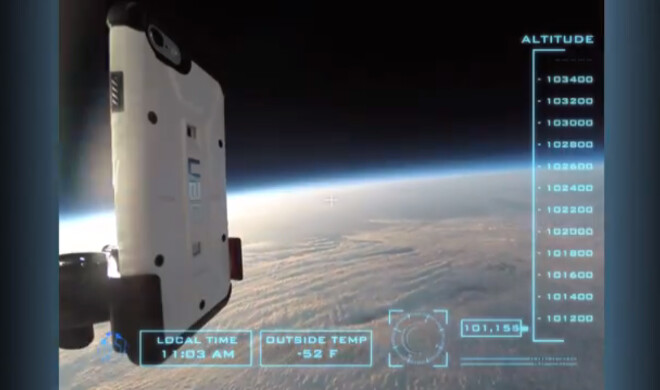 iPhone-Reise ins Weltall