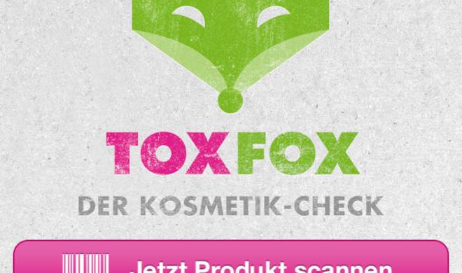 Mithilfe der ToxFox-App können Pflege- und Kosmetikprodukte dahin gehend überprüft werden, ob sie hormonell wirksame Chemikalien enthalten.