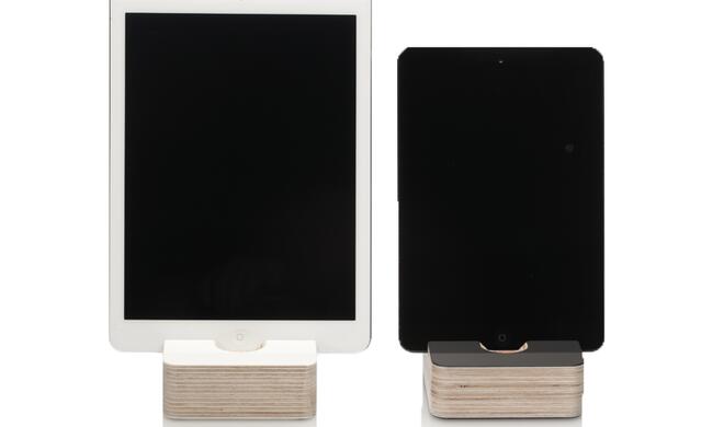 Germanmade Dockingstation - puristisch und somit passend zum Apple-Design