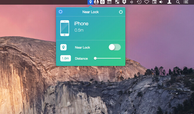 Auf dem Mac nistet sich das kleine Programm in der Menüleiste ein