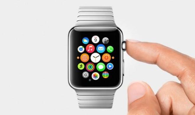 Apple Watch mit Krone - beim Klon nur ein modischer Akzent