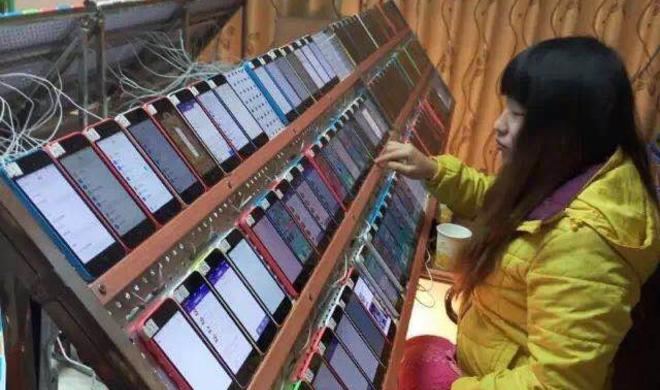 App-Bewertungs-Farmen in Asien scheinen hoch im Kurs zu stehen.