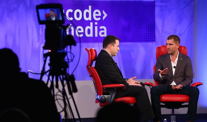 Chris Cox im Gespräch mit Peter Kafka