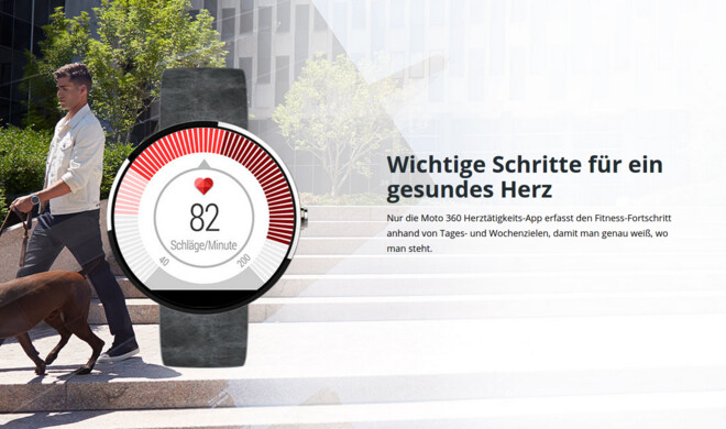Die Moto 360 ist eine Smartwatch mit dem Betriebssystem Android Wear