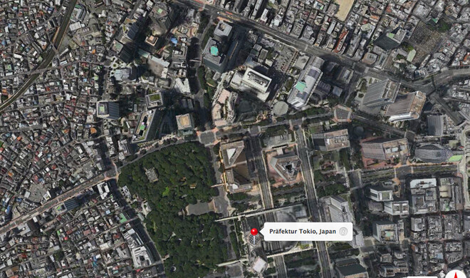 Beispiel von Flyover-3D-Effekt 