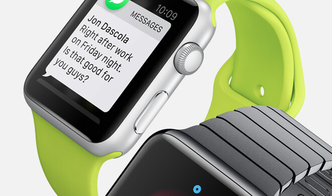 Die überarbeitete Apple Watch-Webseite ...