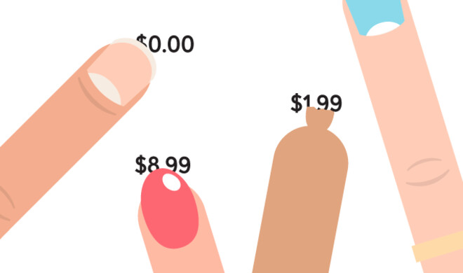 Der Nutzer entscheidet per In-App-Kauf selbst, wie viel ihm das Spiel „Okay?“ wert ist.