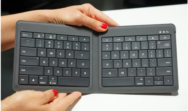 Microsofts neue Bluetooth-Tastatur ist nicht nur mit Windows- und Android-Geräten, sondern auch mit iPads und iPhones kompatibel