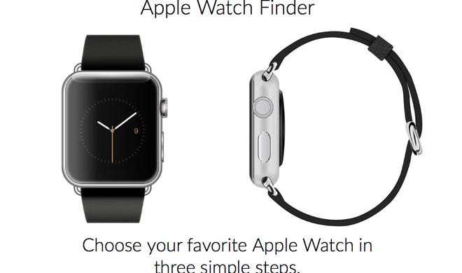 Apple Watch-Konfigurator in drei Schritten ...