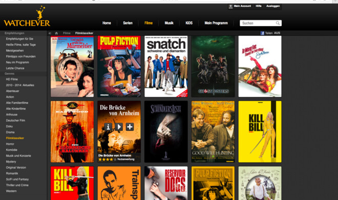 Die besten Serien- und Filme fürs Wochenende auf Watchever ...