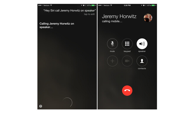 Der Aktivierung Siris über den Sprachbefehl „Hey Siri“ funktioniert nur, wenn das iPhone gerade an eine Steckdose angeschlossen ist