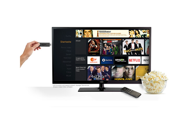 Besitzer eines Fire TV können in Kombination mit Amazon Prime auf alle Videos in Amazons Streaming-Dienst Prime Instant Video zugreifen und die Videos direkt auf ihren TV streamen