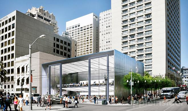 Der neue Apple Store wird beinahe ausschließlich aus Glas und Stahl bestehen