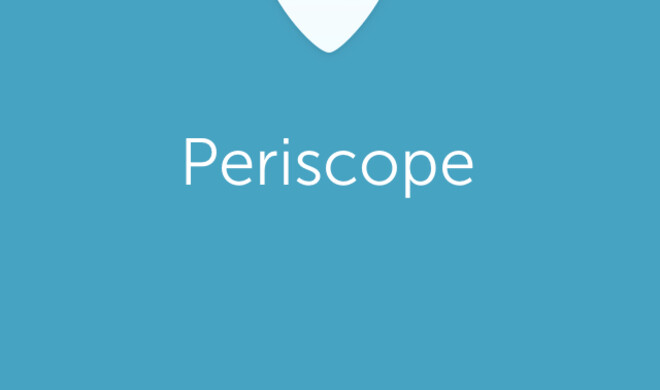 Periscope verlangt eine Registrierung über Twitter