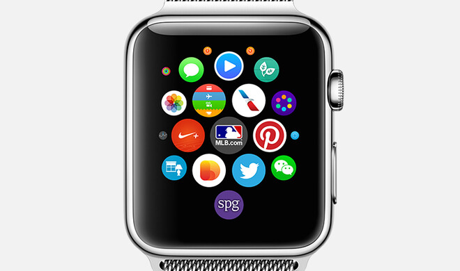 Im Moment steht in der Apple Watch noch dieser Platzhalter. Doch der dürfte bald dem eigenen Watch App Store weichen.