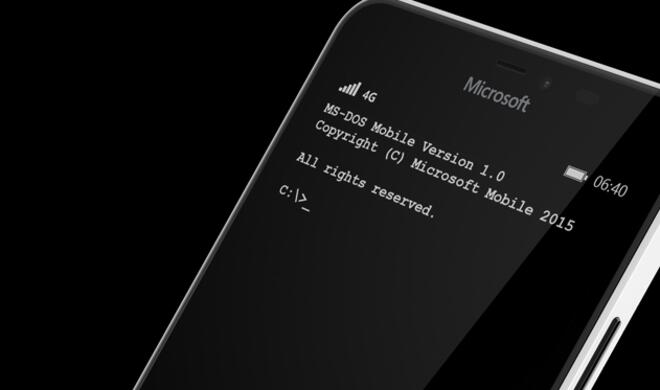 Microsoft bringt MS-DOS auf Smartphones