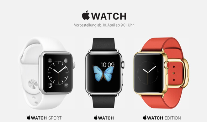 Nur noch wenige Tage und dann kann man selbst Hand an die Apple Watch legen.