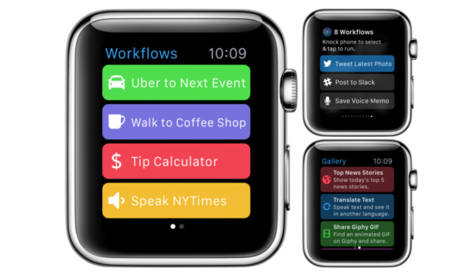 Per Check lassen sich auch Abläufe schnell auswählen.