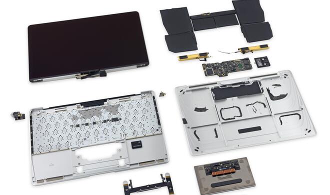 iFixit hat Apples neues MacBook aufgeschraubt