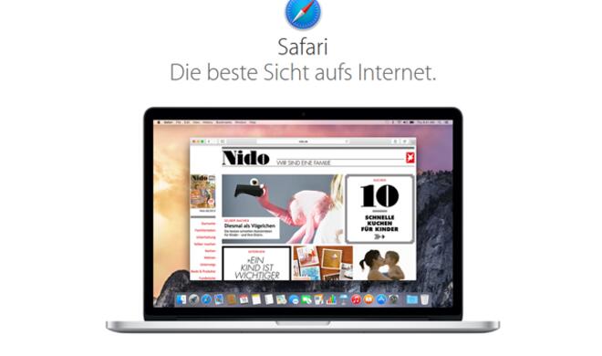 Die neuen Safari-Versionen tragen die Versionsnummern Safari 8.0.6, Safari 7.1.6 und Safari 6.2.6