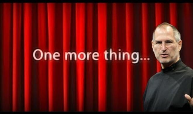 Steve Jobs stellte mehrmals Geräte unter dem Punkt &quot;One more thing&quot; vor