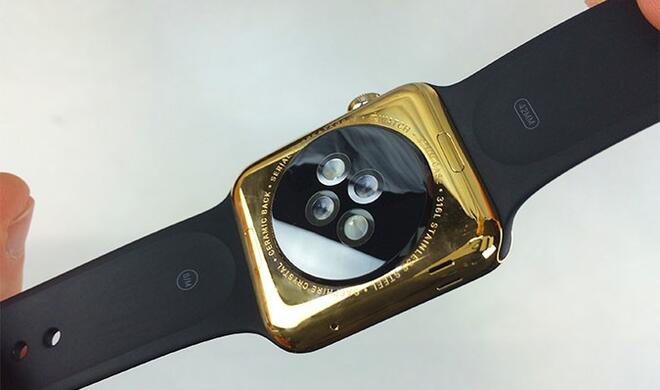Vergoldete Apple Watch mit Midas Touch