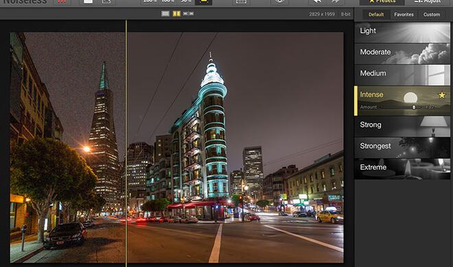Noiseless von Macphun kann schnell und einfach verrauschte Bilder retten.