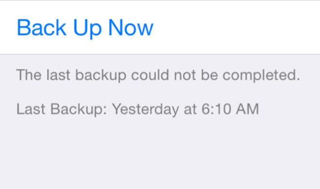Wenn von heut' auf morgen das Backup nicht mehr funktioniert, ist ein Anflug von Panik durchaus angebracht.