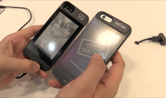 Oaxis InkCase für mehr kreativen iPhone-Gestaltungsfreiraum - zudem bringt die Hülle auch noch einen eBook-Reader mit 