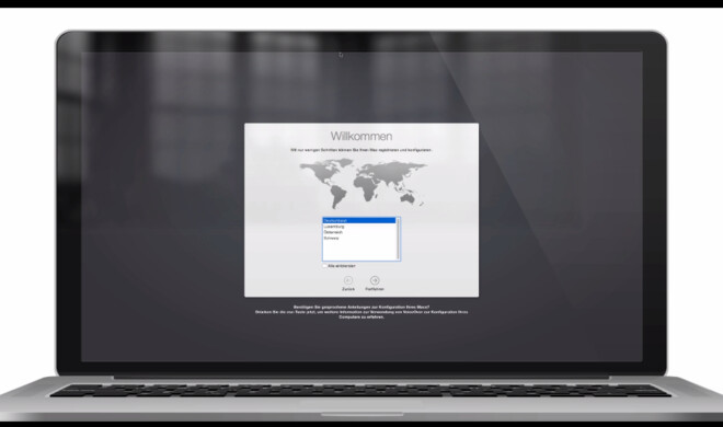 Bei der Erstinstallation von OS X 10.10 Yosemite müssen Sie auf einige Dinge achten